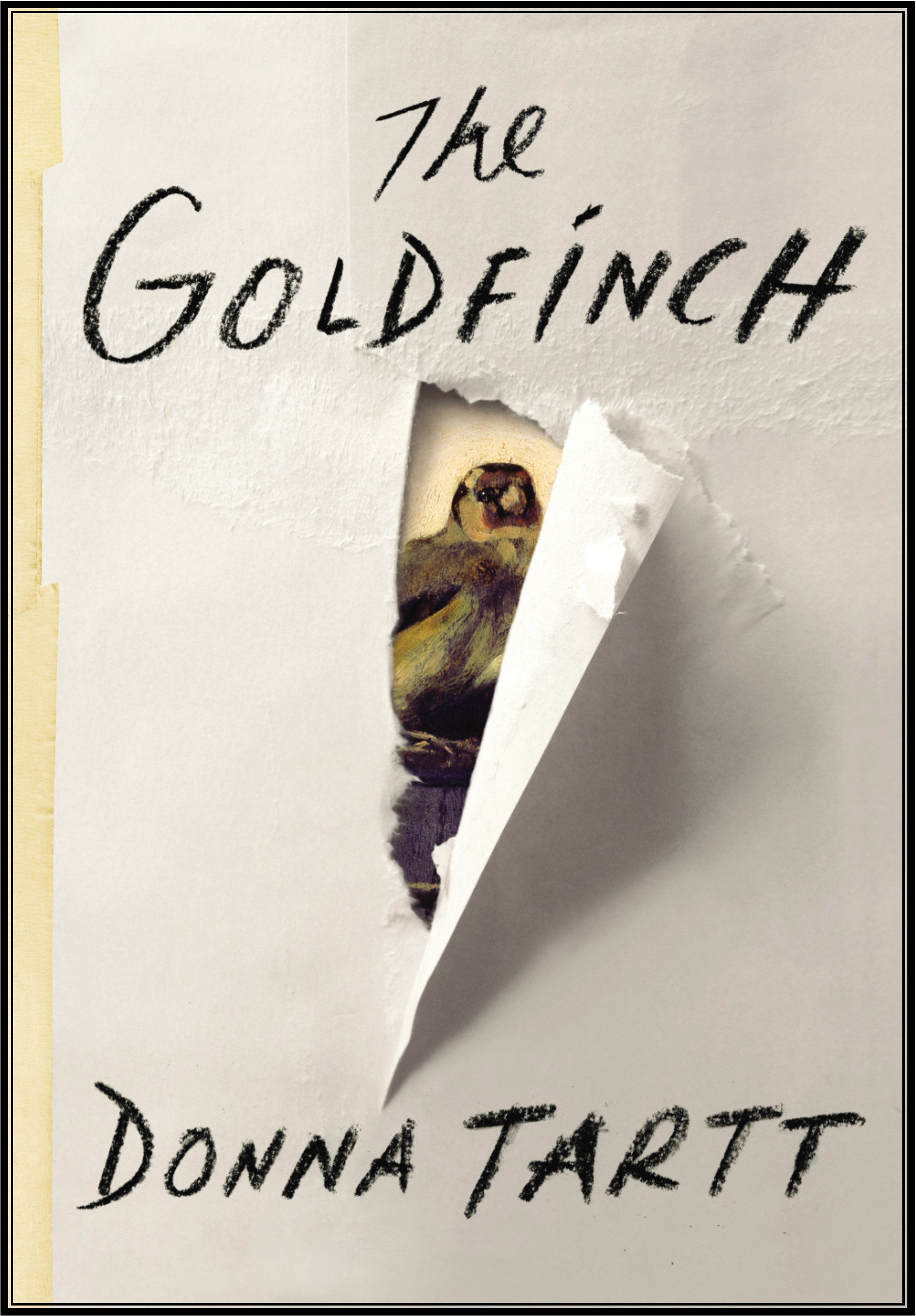 Book cover for "Goldfinch"