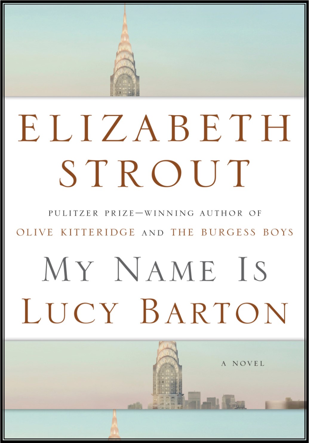 Book cover for "My Name is Lucy Barton"