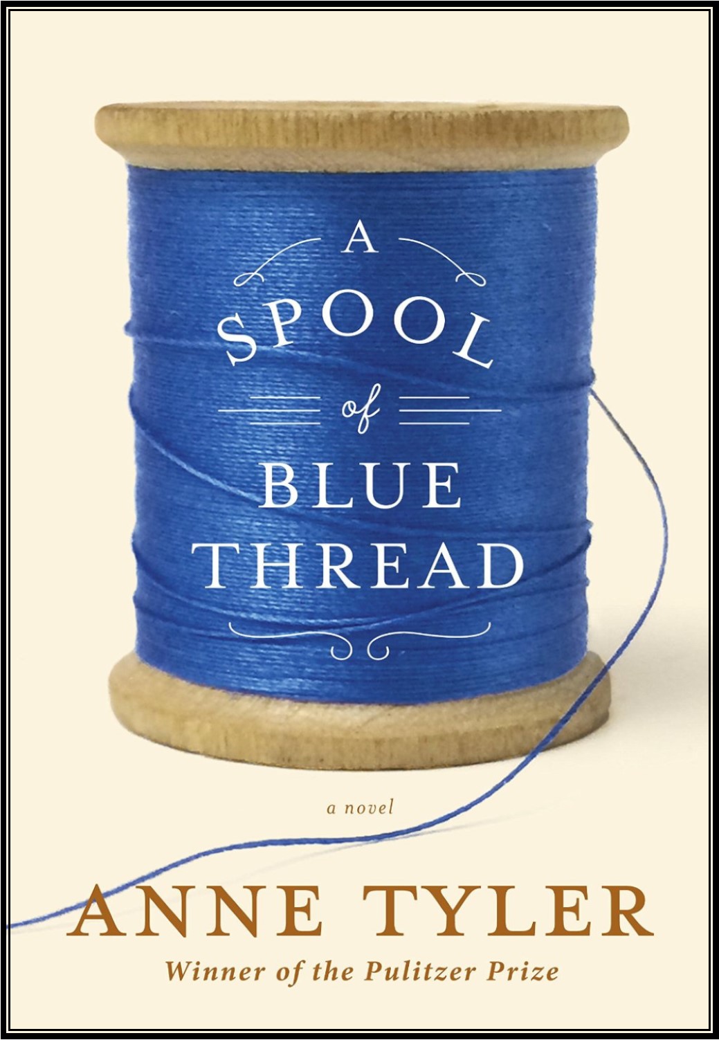 Book cover for "Spool of Blue Thread"