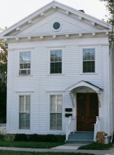 Greek revival style house at 217 High St.