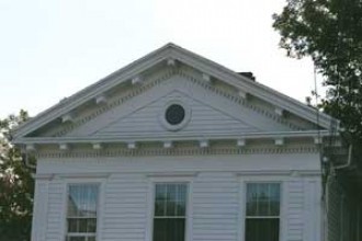 Greek revival style house at 217 High St.