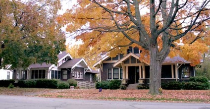 Bungalow style house at 421 East Irving