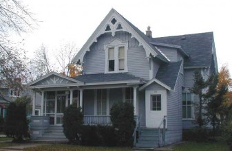 Gothic Revival style house at 723 Frederick