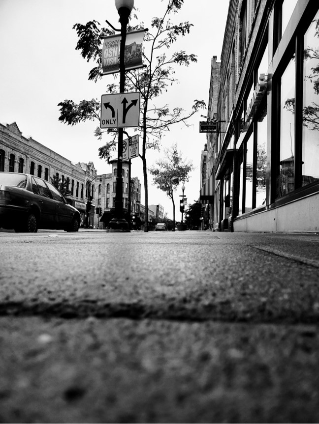 Downtown Sidewalk by Lydia Smith