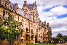 Educational Administration Abstracts resource image showing the exterior of an opulent school building