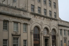 Oshkosh Firsts & Facts resource image showing the front of the First National Bank building