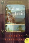 Book cover for "Orphan Train"